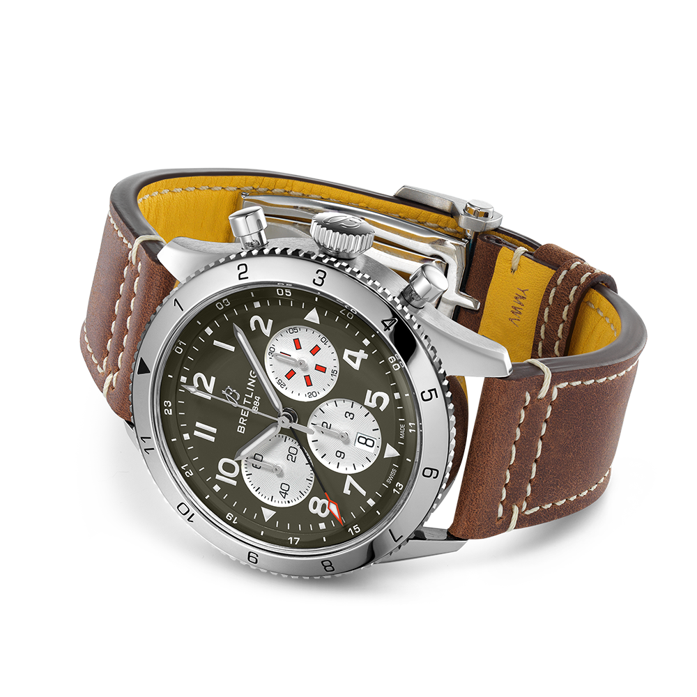 Breitling Super AVI B04 GMT 46 Curtiss Warhawk AB04452A1L1X1