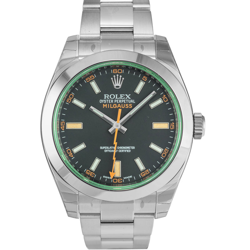 Milgauss Steel Automatic Black Dial Oyster Bracelet Unisex Watch