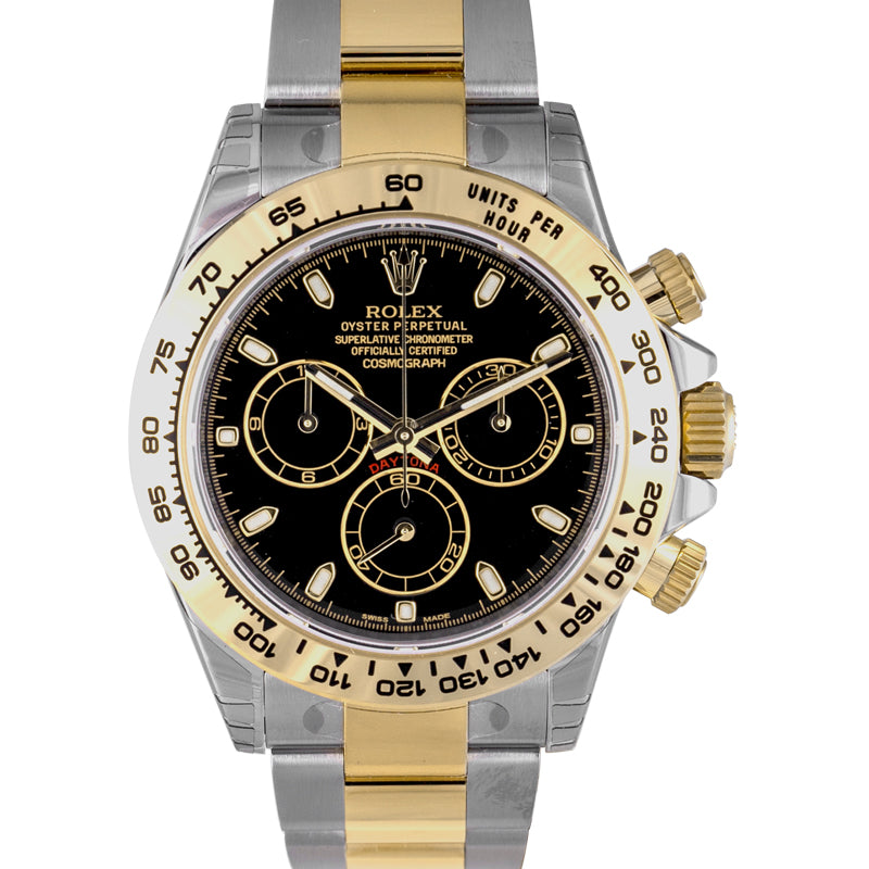 Cosmograph Daytona Steel and 18K Yellow Gold Oyster Men's Watch 116503BKSO