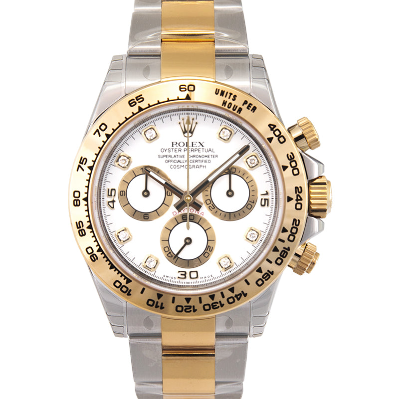 Cosmograph Daytona 18ct Yellow Gold Automatic White Dial Men's Watch