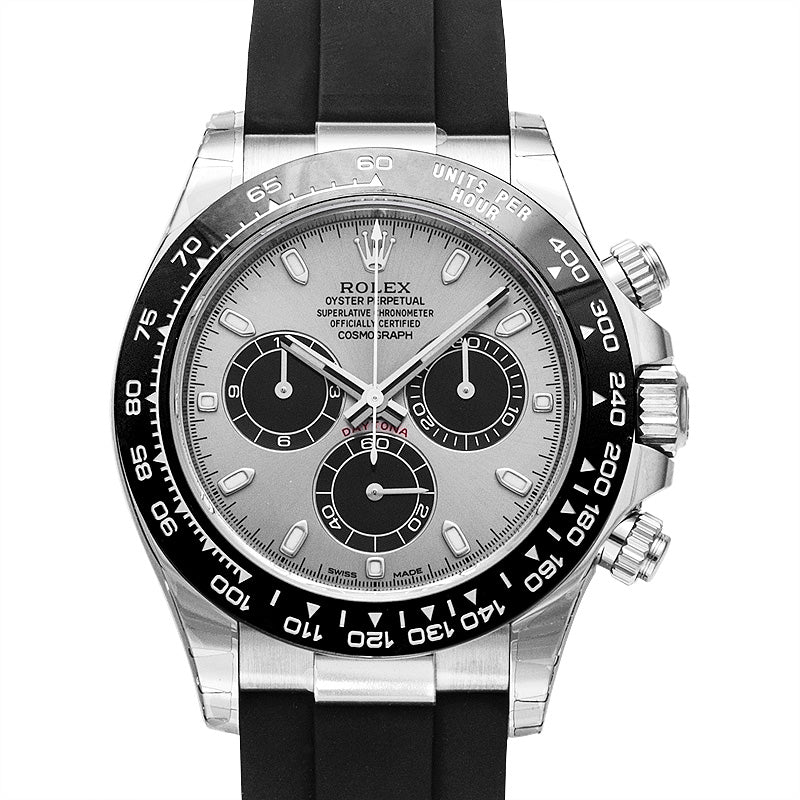 Cosmograph Daytona 18ct White Gold Automatic Silver Dial Men's Watch