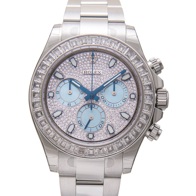 Cosmograph Daytona Platinum Diamond Pave Dial Men's Watch