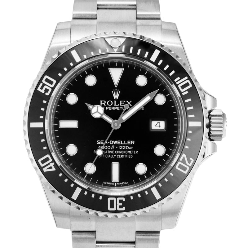 Sea-Dweller Steel Automatic Black Dial Men's Watch