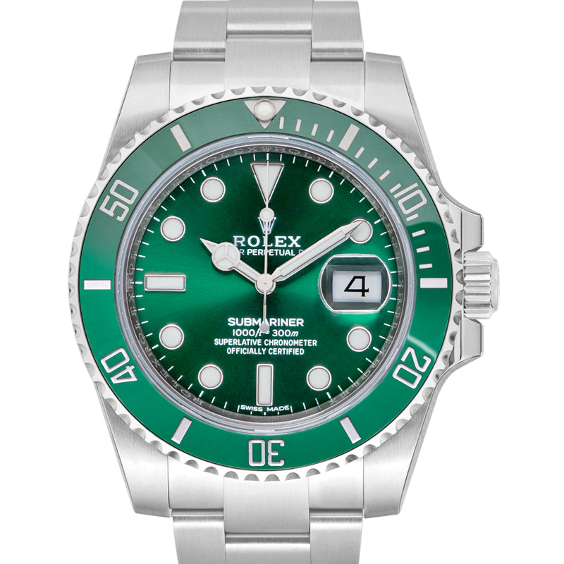 Submariner Steel Automatic Green Dial Men's Watch