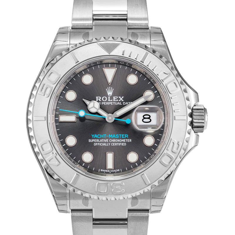 Yacht-Master 40 Dark Rhodium Dial Steel Oyster Men's Watch 116622RSO