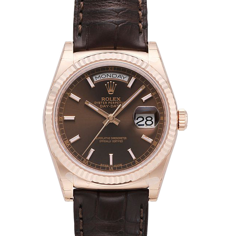 Day-Date 36 Everose / Strap / Chocolate