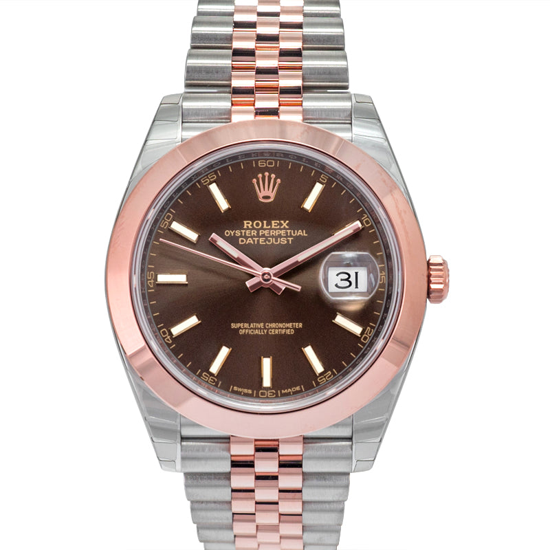 Datejust 41 Rolesor Everose Smooth / Jubilee / Chocolate
