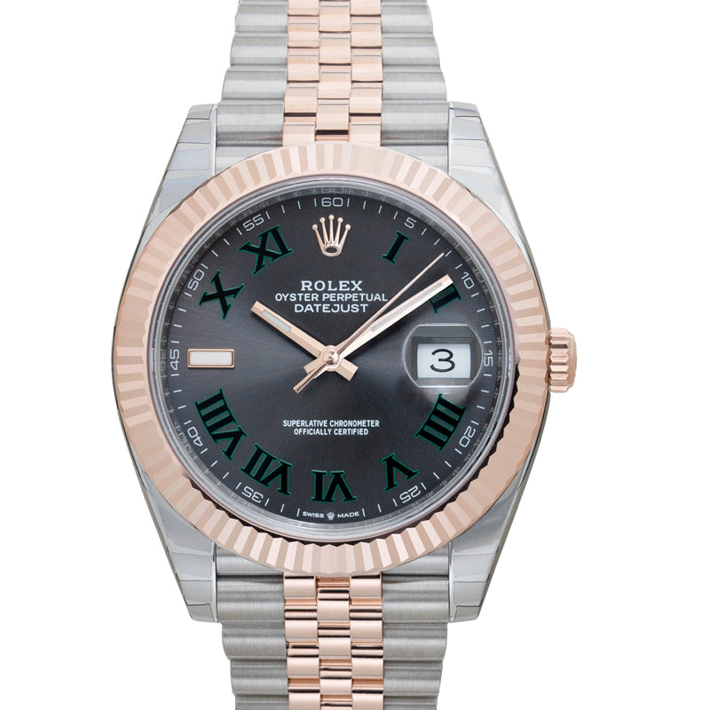 Datejust 41 Grey Steel/18k Everose Gold 41mm