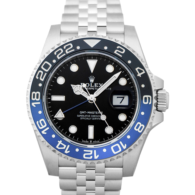 GMT Master II Batman Steel Automatic Black Dial Men's Watch