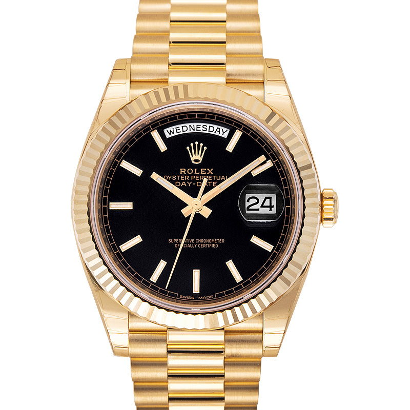 Day-Date 40 Yellow Gold / Black