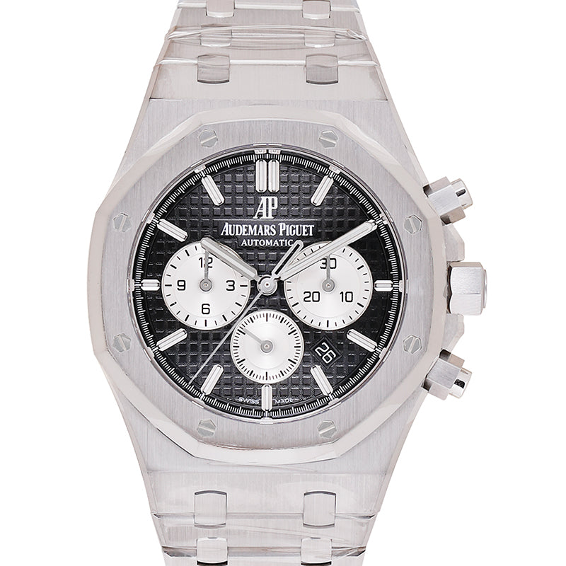 Royal Oak Automatic Black Dial Stainless Steel Men's Watch