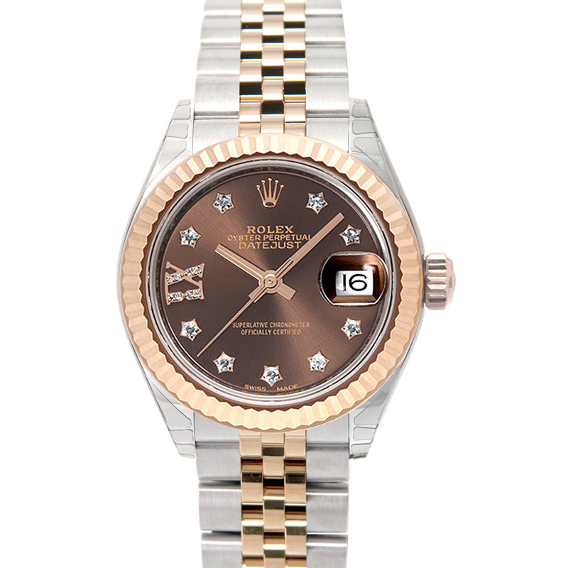 Lady Datejust 28 Rolesor Rose Diamond Jubilee MOP
