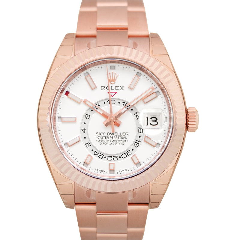 Rolex Sky Dweller Everose White Rose Gold 42mm 326935-0005