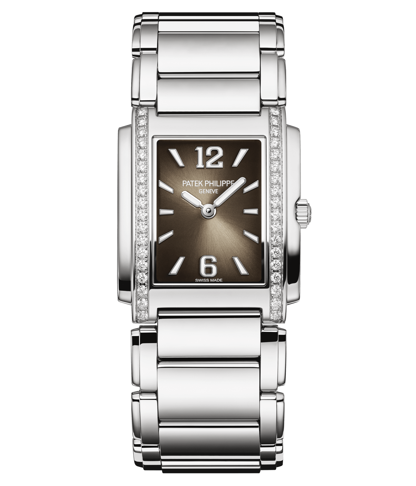 PATEK PHILIPPE TWENTY~4, GRAY SUNBURST DIAL 4910/1200A-010