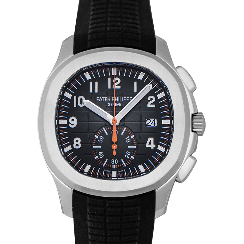Aquanaut Black Dial Automatic Men's Chronograph Watch