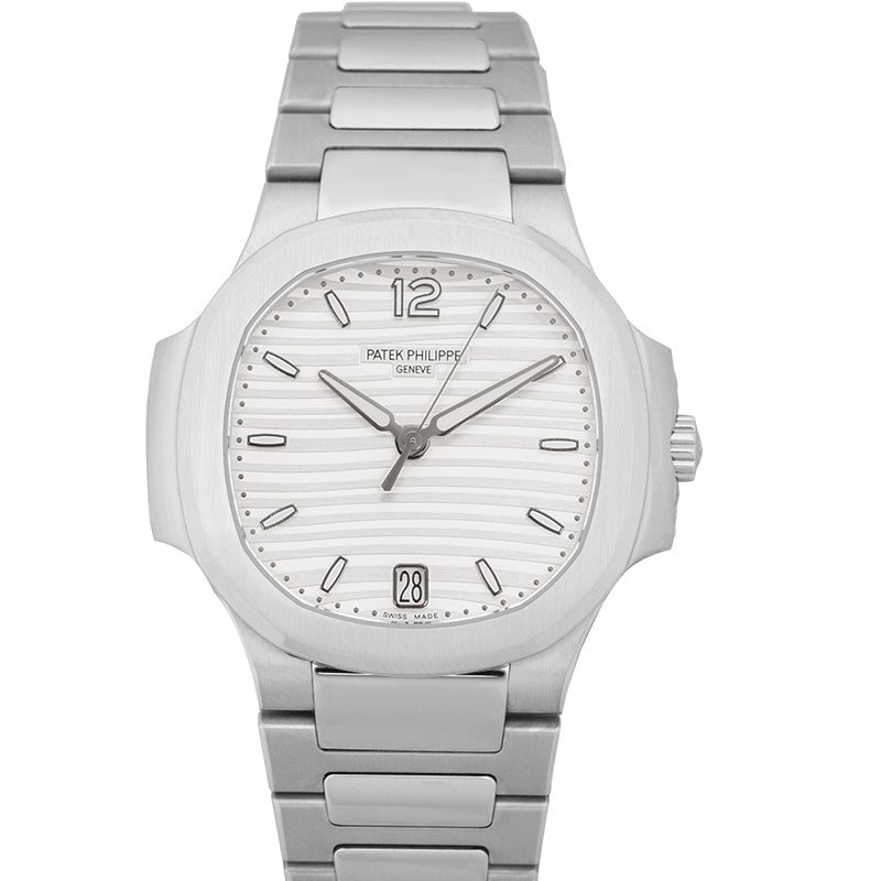 Nautilus Automatic White Dial Stainless Steel Ladies Watch