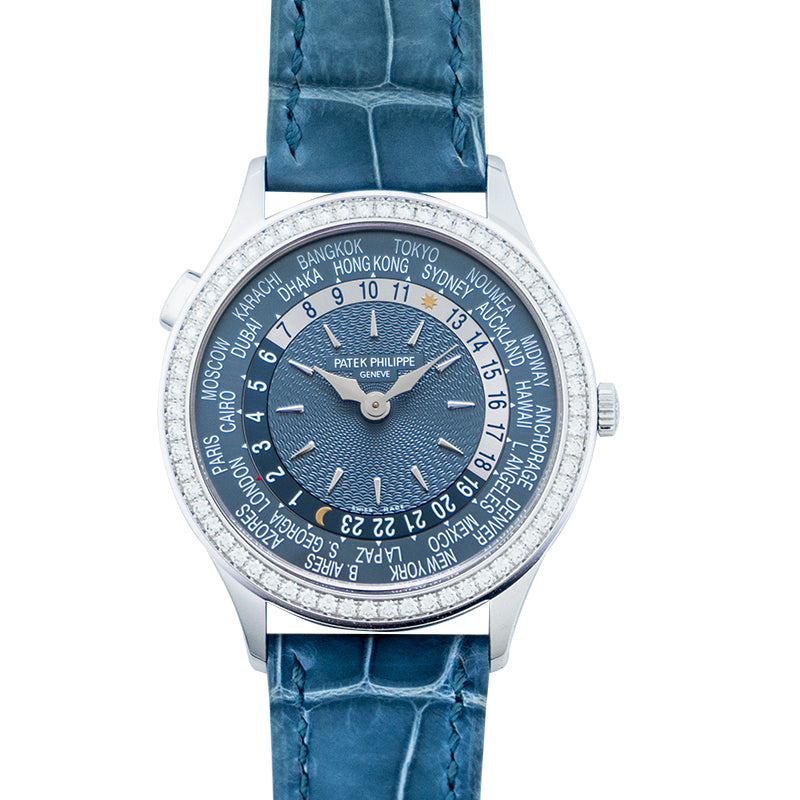 Complications World Time Automatic Diamond Blue Dial Ladies Watch