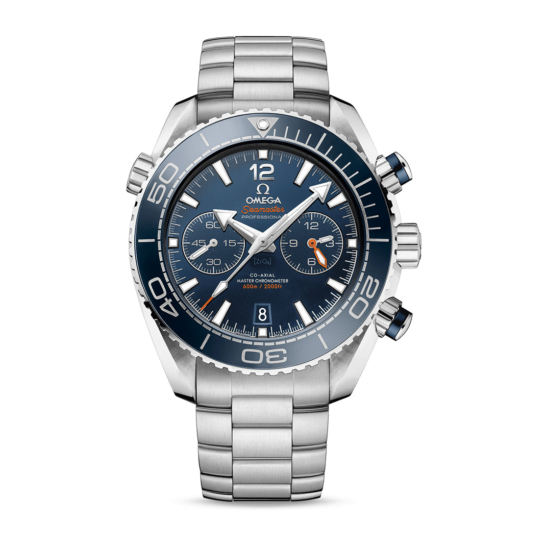 Omega Seamaster Planet Ocean 600M Chronograph Watch, 45mm Blue Dial, 215.30.46.51.03.001