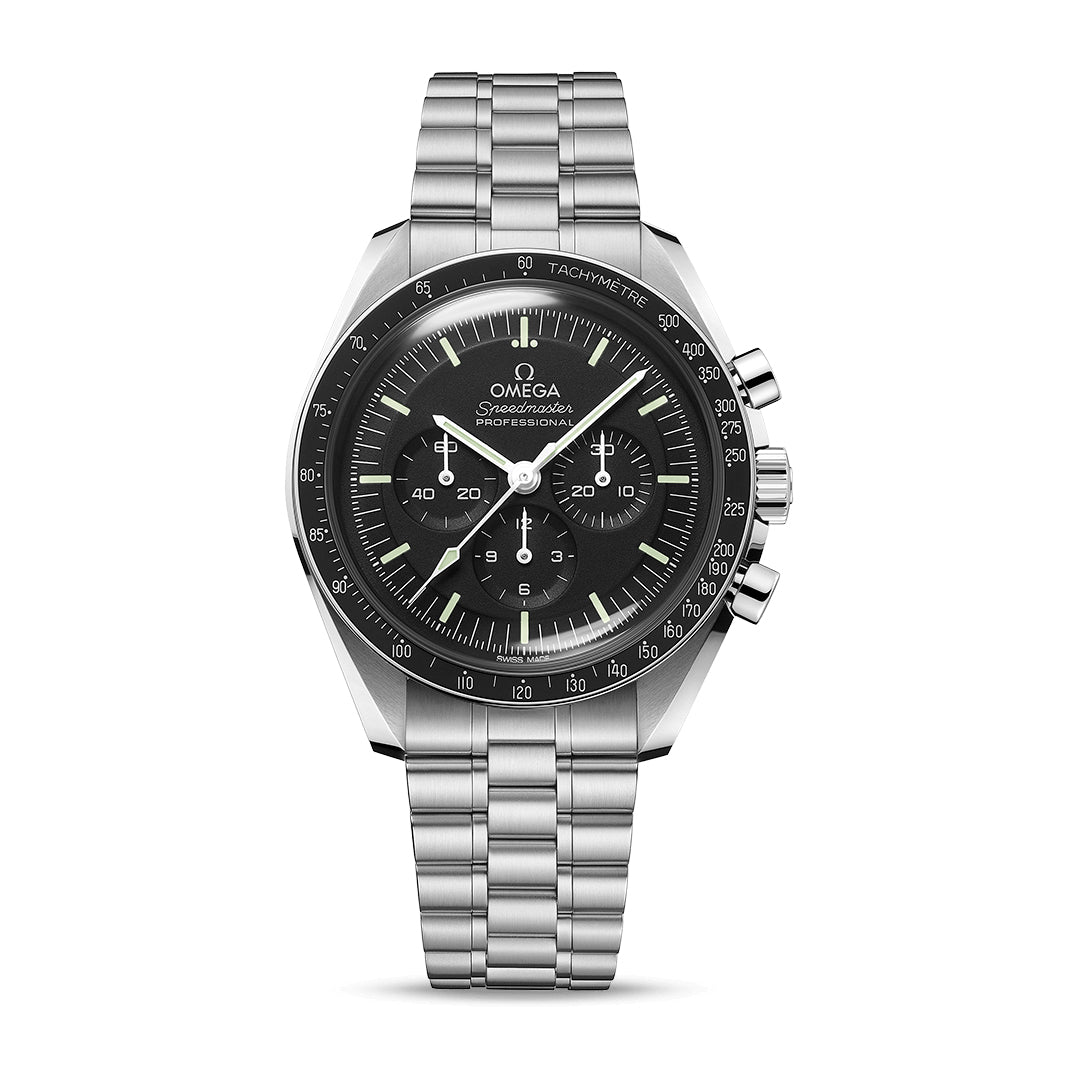 Omega Speedmaster Moonwatch Professional Chronograph Watch, 42mm Black Dial, 310.30.42.50.01.001