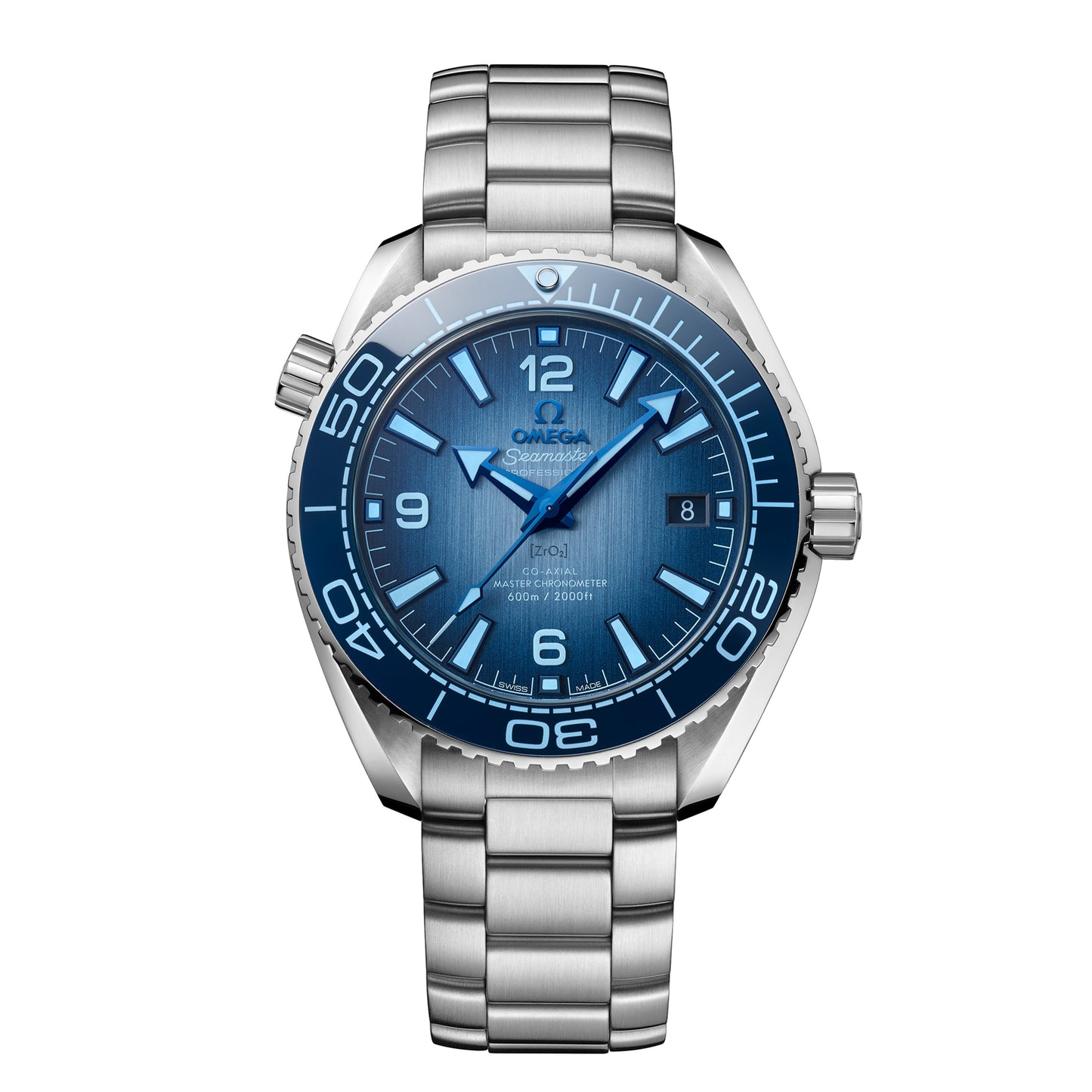 Omega Seamaster Planet Ocean 600m Watch, 40mm Summer Blue Dial, 215.30.40.20.03.002