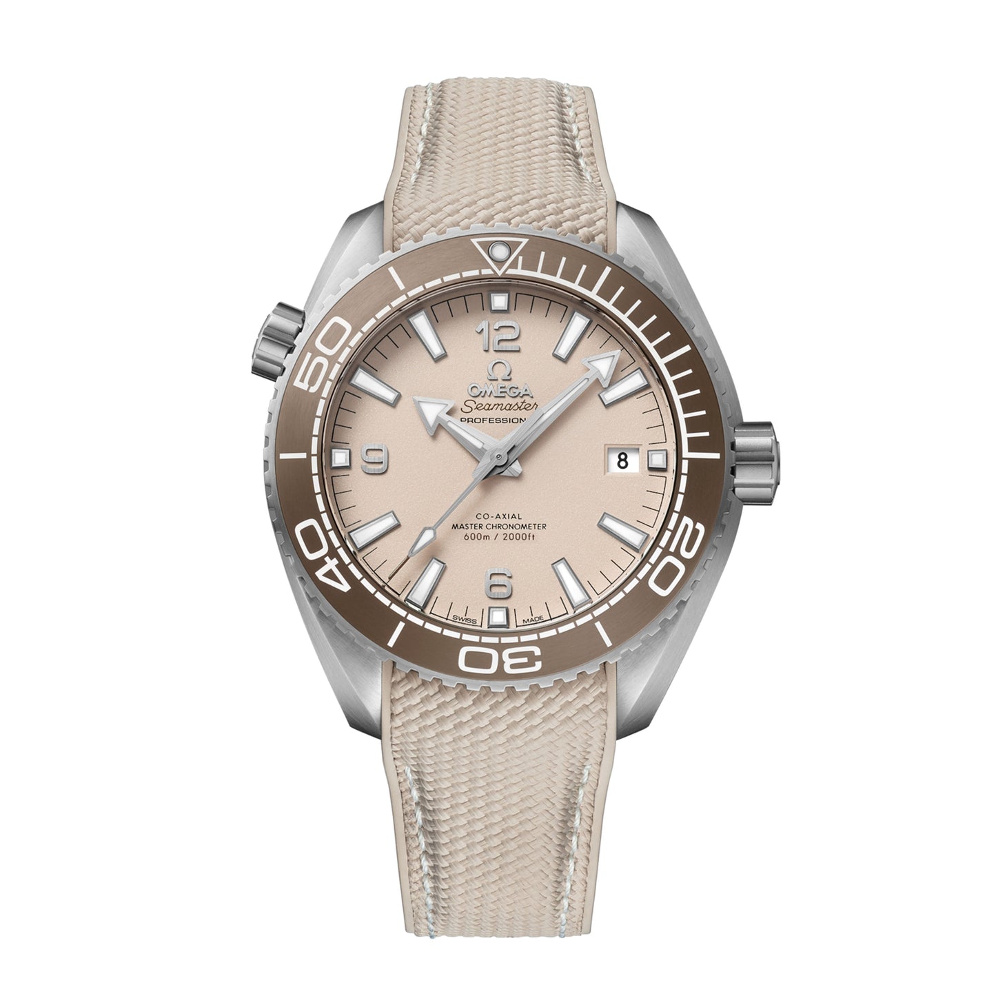 Omega Seamaster Planet Ocean 600M Watch, 44mm Tan Dial, 215.32.44.21.09.001