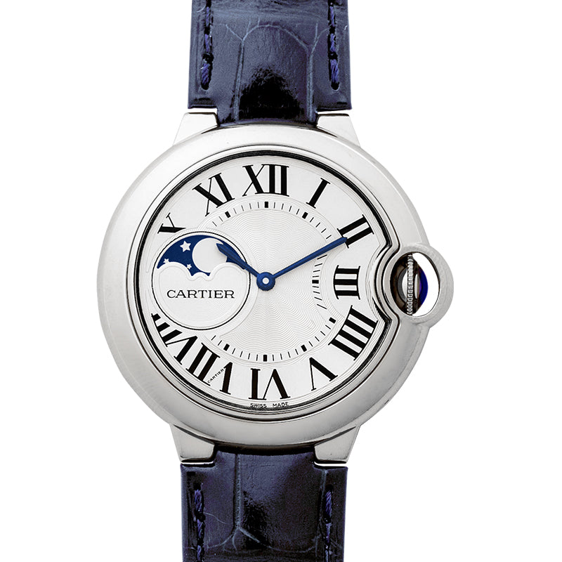 Ballon Bleu de Cartier 37mm Automatic Silver Dial Stainless Steel Ladies Watch