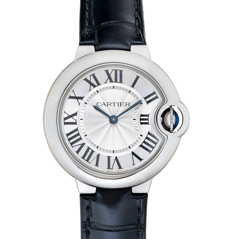 Ballon Bleu de Cartier Quartz Silver Dial Stainless Steel Ladies Watch