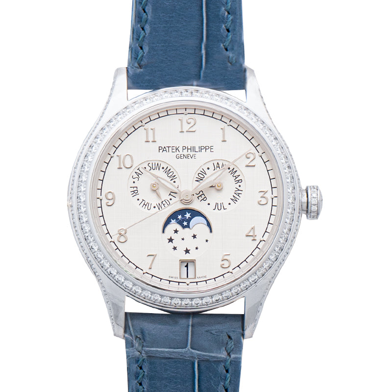 Complications Automatic White Dial 18kt White Gold 141 diamonds (~1.28 ct). Ladies Watch