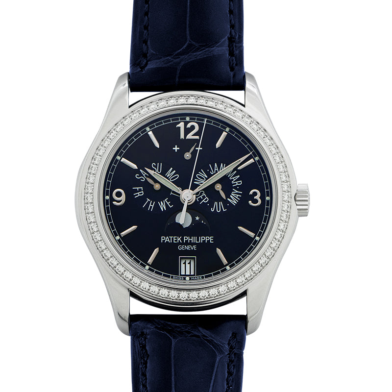 Complications Automatic Blue Dial 18kt White Gold Men's Watch