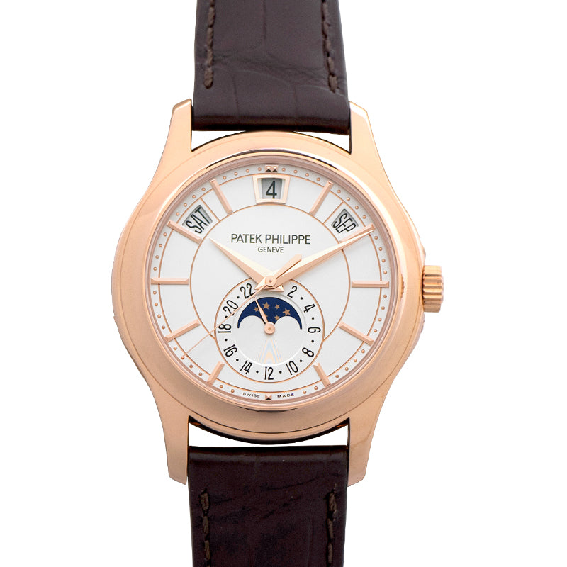Complications Annual Calendar Automatic Opaline White Dial Brown Leather Men's Watch