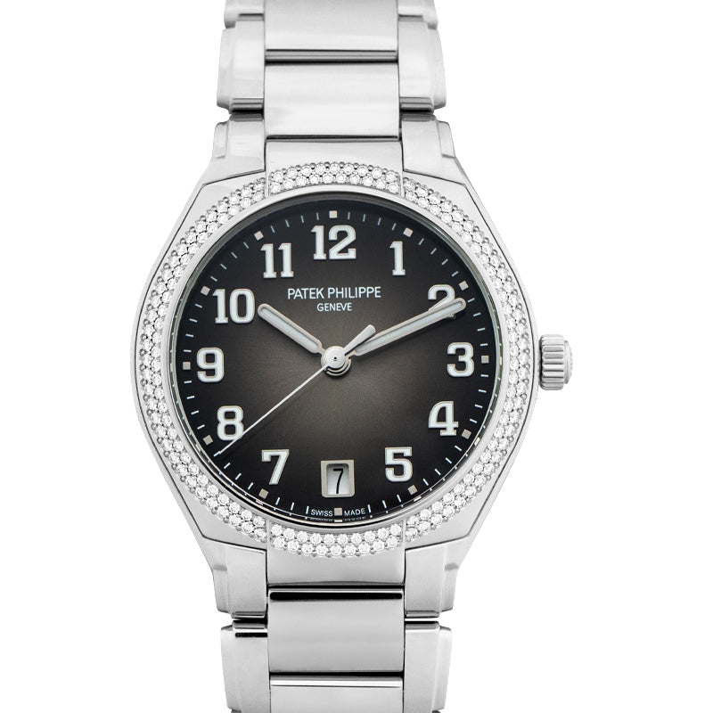 Twenty 4 Automatic Grey Sunburst Dial Stainless Steel Ladies Watch