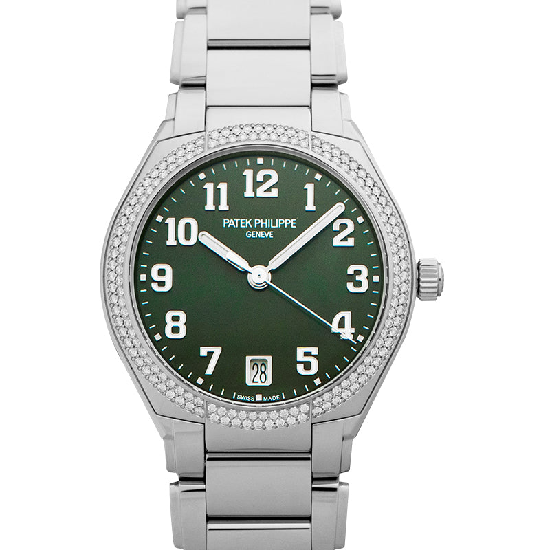 Twenty~4 Automatic Green Dial Stainless Steel Ladies Watch