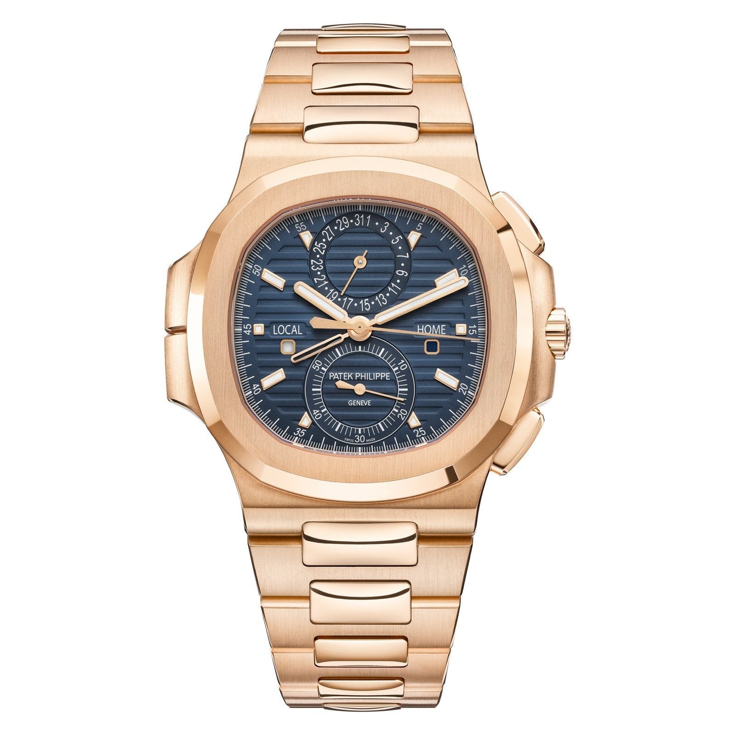 Patek Philippe Nautilus, Blue Sunburst Dial, Rose Gold 5990/1R-001