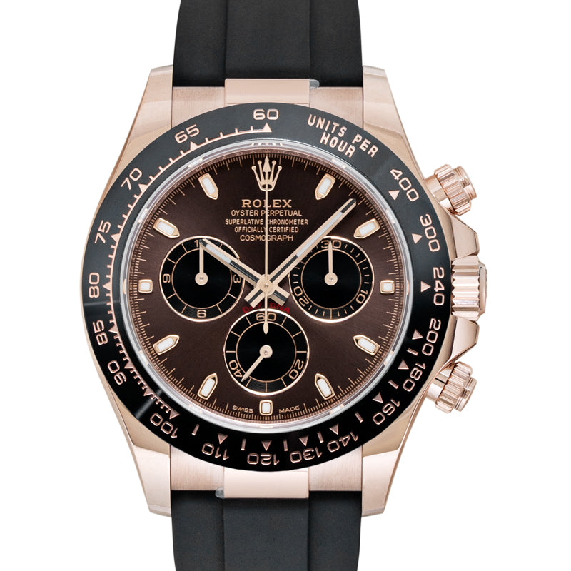 Cosmograph Daytona Everose Gold Automatic Brown Chocolate Dial Men's Watch