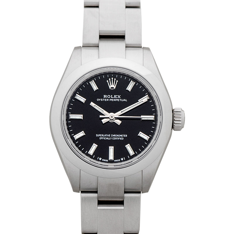 Oyster Perpetual Automatic Black Dial Ladies Watch