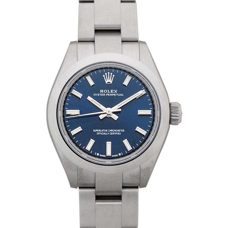 Oyster Perpetual Automatic Blue Dial Ladies Watch