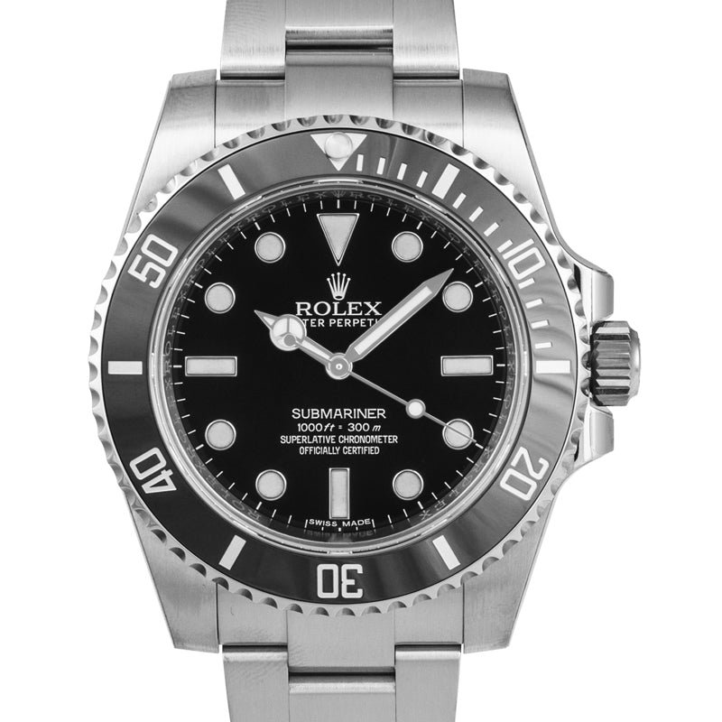Submariner Steel Automatic Black Dial Men's Watch