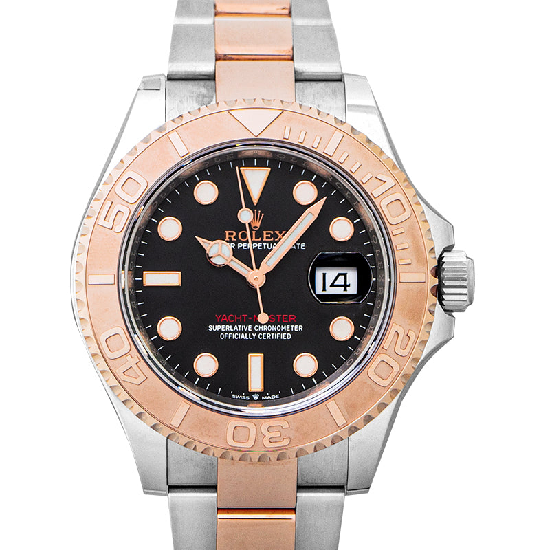 Yacht-Master 40mm Stainless Steel & Rose Gold Black