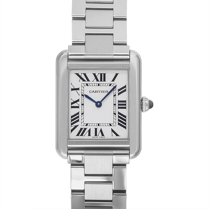 Tank Solo 31mm x 31mm Quartz Silver Dial Stainless Steel Ladies Watch