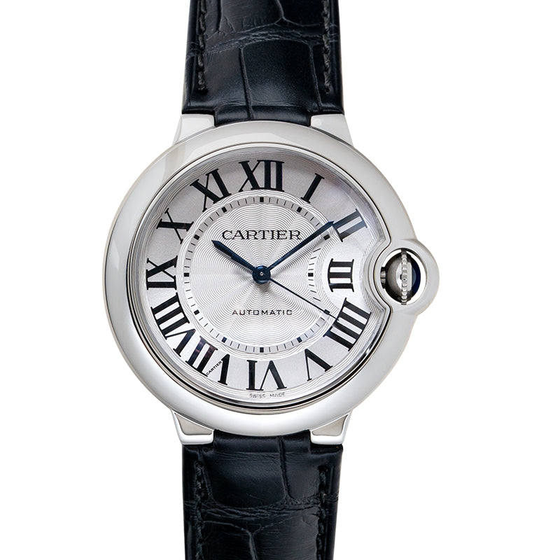 Ballon Bleu de Cartier 37mm Automatic Silver Dial Stainless Steel Ladies Watch