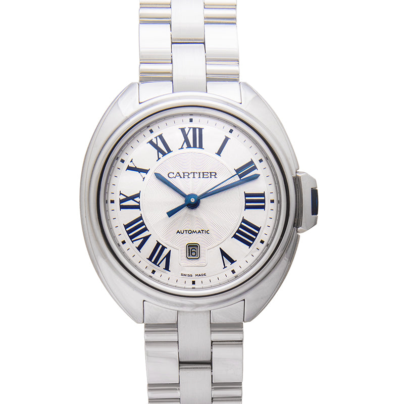 Clé de Cartier 31mm Automatic Silver Dial Stainless Steel Ladies Watch