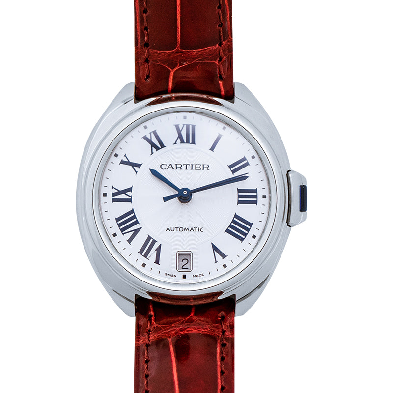 Clé de Cartier 35mm Automatic Silver Dial Steel case Unisex Watch