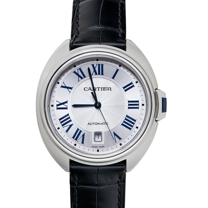 Clé de Cartier 40mm Automatic Silver Dial Stainless Steel Men's Watch