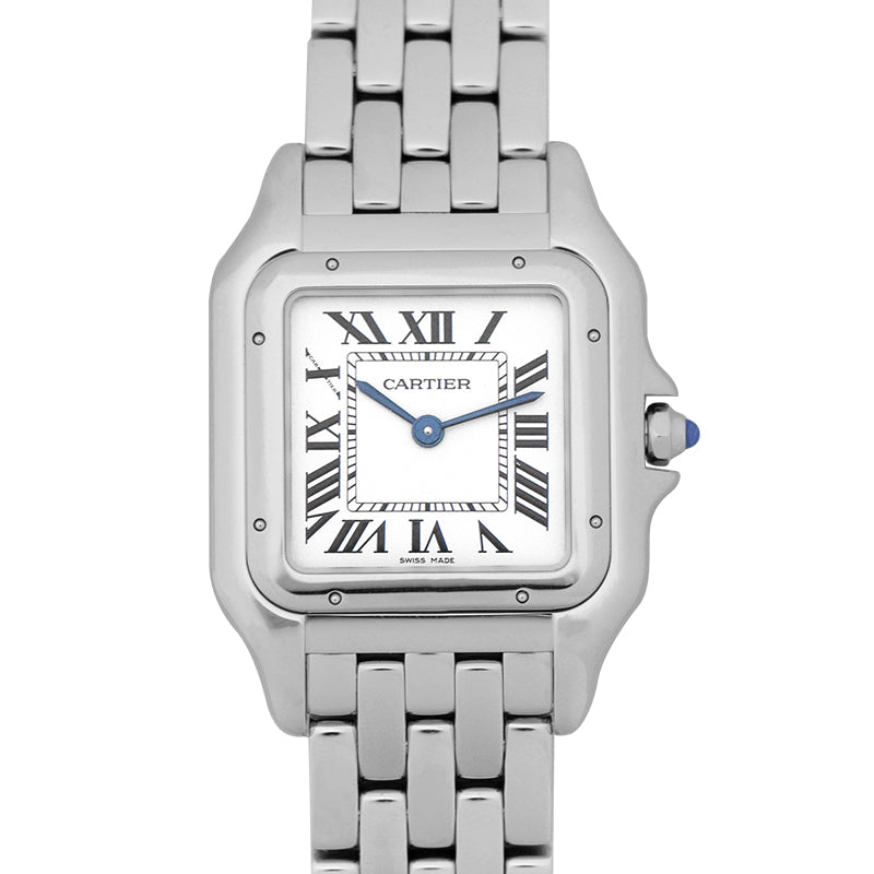 Panthère de Cartier 27mm Quartz Silver Dial Stainless Steel Ladies Watch
