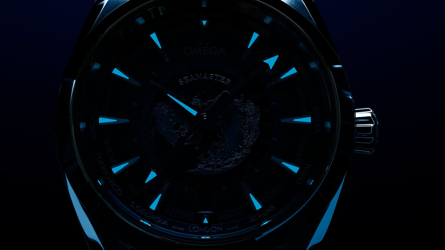 Seamaster Aqua Terra 150M 43 mm, steel on rubber strap