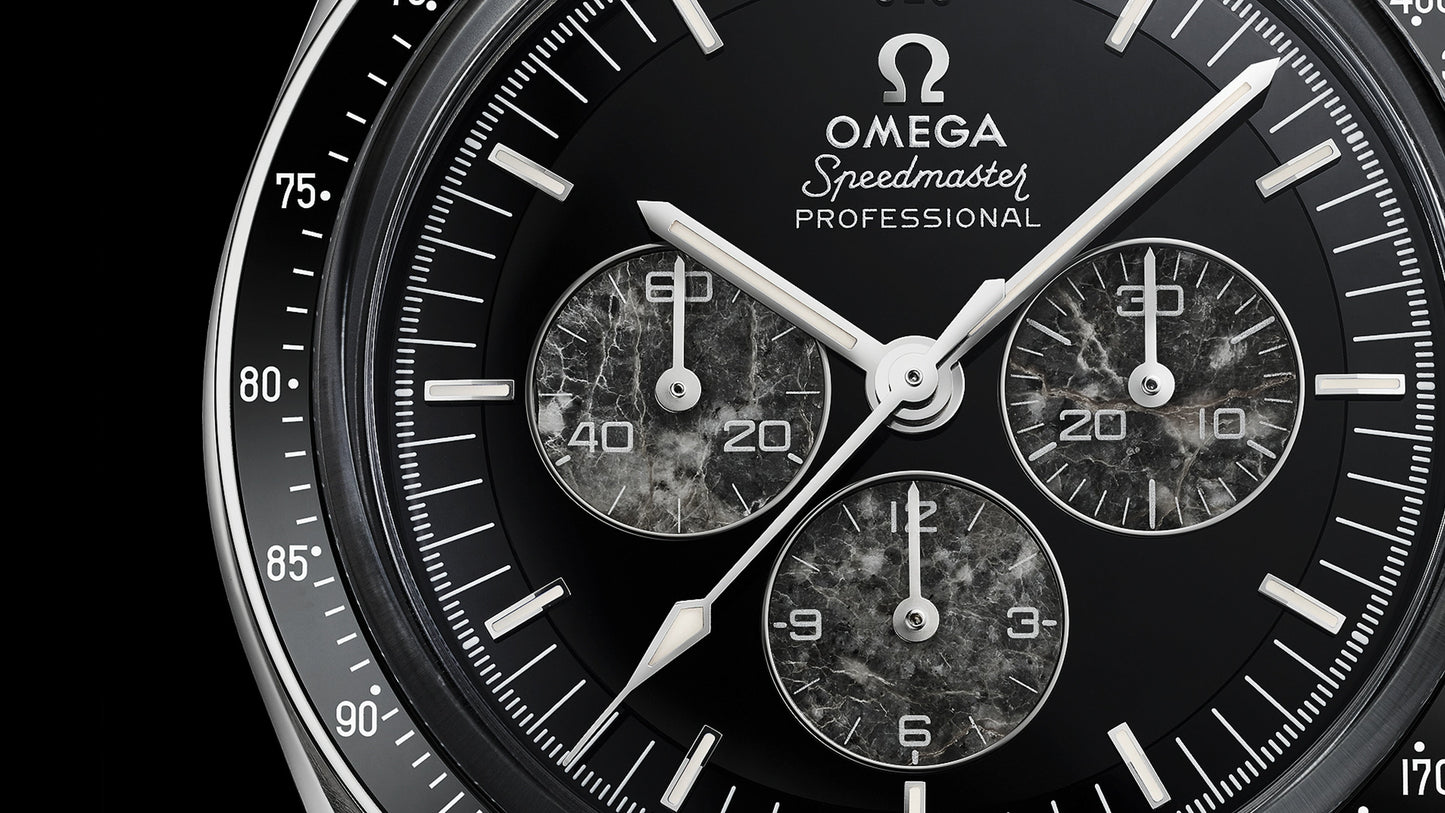 Speedmaster Calibre 321 42 mm, platinum on platinum