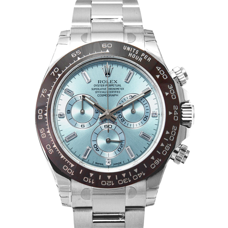 Cosmograph Daytona Automatic Ice blue Dial Platinum Men's Watch
