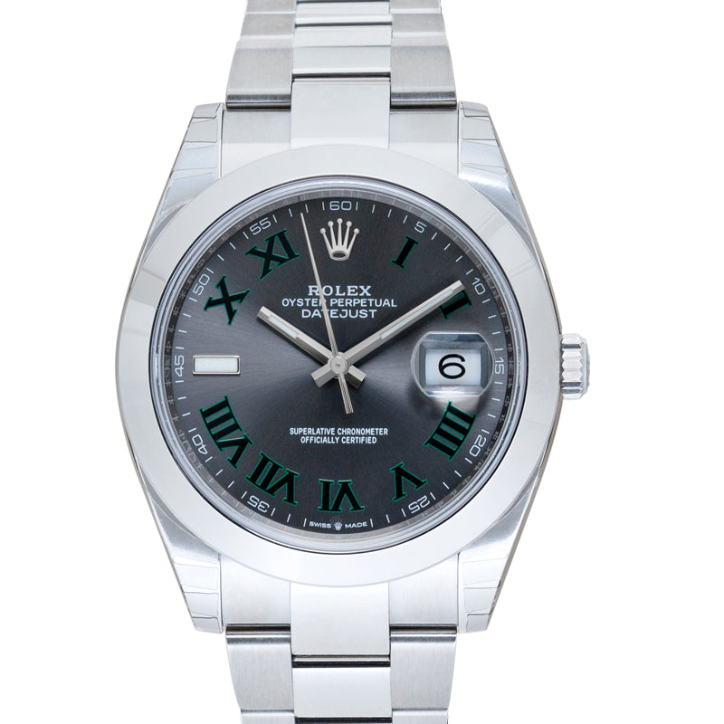 Datejust 41 Grey Steel 41mm