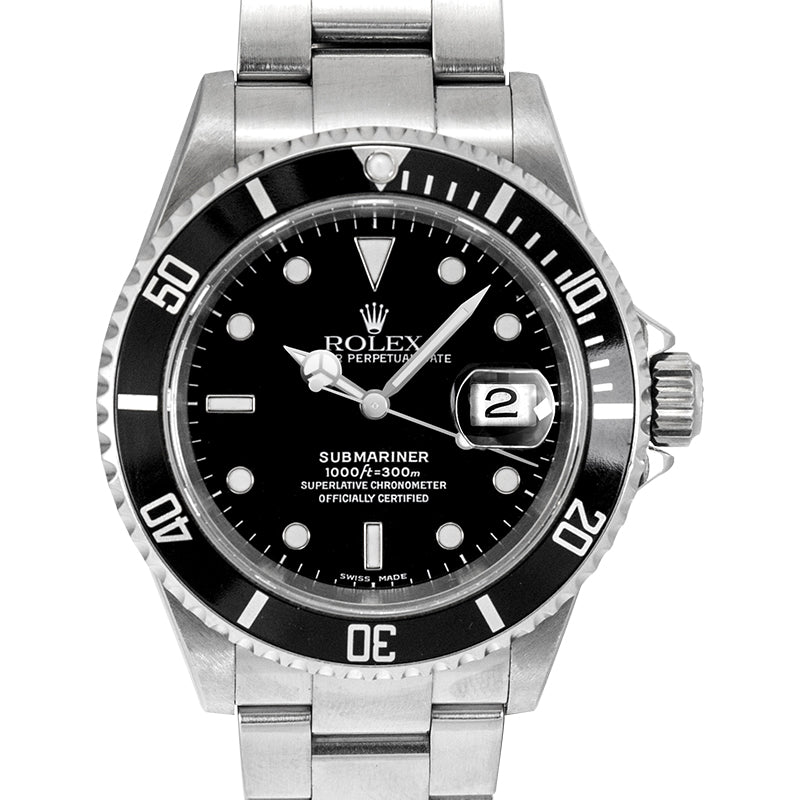 Submariner Automatic Black Dial Stainless Steel Men's Watch