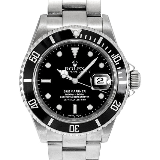 Submariner Automatic Black Dial Stainless Steel Men's Watch